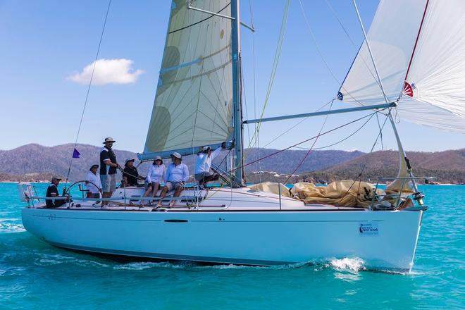 JAB has the upper hand in light airs - 2017 Airlie Beach Race Week © Andrea Francolini / ABRW